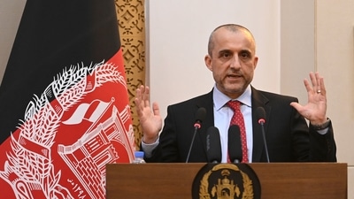Amrullah Saleh wrote a letter to the UN, seeking help against the Taliban. (AFP File Photo) Amrullah Saleh wrote a letter to the UN, seeking help against the Taliban. (AFP File Photo)
