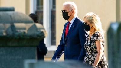 Joe Biden and first lady Jill Biden in Wilmington, Delaware. (AP) Joe Biden and first lady Jill Biden in Wilmington, Delaware. (AP)