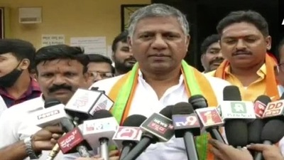 BJP MLA Arvind Bellad. (ANI Twitter)