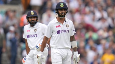 KL Rahul fined for showing dissent towards umpires after dismissal (AP)