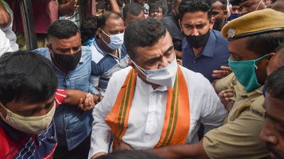 A four-member team of CID sleuths had in June visited Suvendu Adhikari's home in East Medinipur as part of the ongoing investigation into the death of his security guard in 2018. (File photo) A four-member team of CID sleuths had in June visited Suvendu Adhikari's home in East Medinipur as part of the ongoing investigation into the death of his security guard in 2018. (File photo)