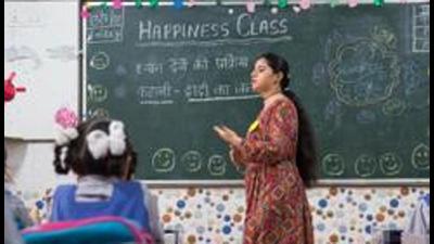 The Teachers’ Day honour was bestowed on Minakshi Bhall, headmistress; Pooja Sharma, English lecturer; Ashok Kumar and Neeraj Kumar, both Hindi teachers, and Baljinder Singh Virk, a primary teacher. (HT FILE PHOTO FOR REPRESENTATIONAL PURPOSES ONLY)