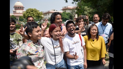 Section 377 Supreme court verdict (Sanchit Khanna/HT PHOTO)