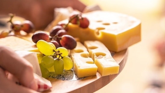 Add cheese. A Small amount of cheese does no harm. It's an additional protein and there are so many available in the market. Crush them with your hands and sprinkle on the salad or grate them and use. You could also chop them into cubes and mix with the salad gently.(Pixabay)