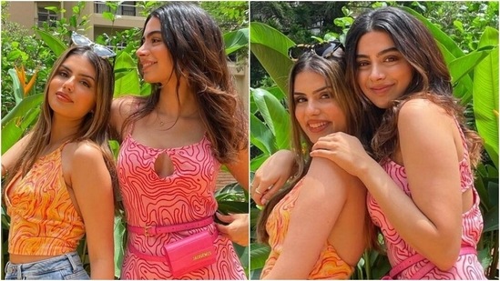 Khushi Kapoor teams strappy dress with expensive mini bag for lunch date, here's what it costs(Instagram/@muskan_chanana)