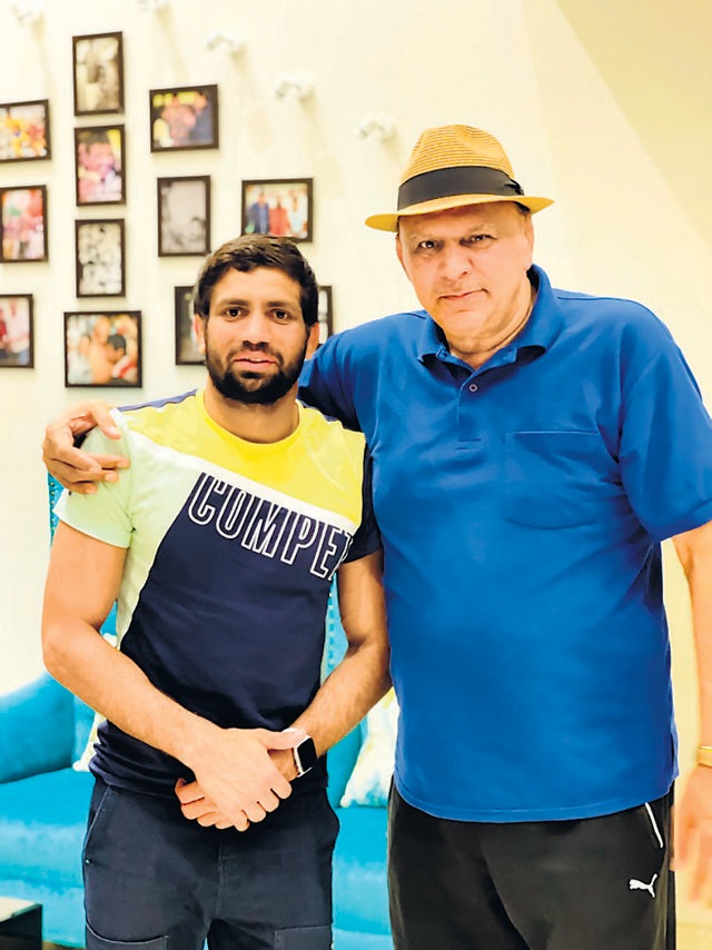 Wrestler Ravi Kumar Dahiya credits his achievements to his coach and mentor, Mahabali Satpal. Wrestler Ravi Kumar Dahiya credits his achievements to his coach and mentor, Mahabali Satpal.