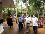 A central team of experts visits the homes at Chathamangalam where one Nipah victim died, in Kozhikode. (ANI Photo) A central team of experts visits the homes at Chathamangalam where one Nipah victim died, in Kozhikode. (ANI Photo)
