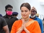 Kangana Ranaut pays tribute at former Chief Minister J Jayalalithaa's memorial at Marina Beach in Chennai on Saturday.(ANI) Kangana Ranaut pays tribute at former Chief Minister J Jayalalithaa's memorial at Marina Beach in Chennai on Saturday.(ANI)