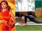 Shilpa Shetty does the tricky Utthan Pristhasana to improve flexibility, strengthen thighs: Watch(Instagram/@theshilpashetty) Shilpa Shetty does the tricky Utthan Pristhasana to improve flexibility, strengthen thighs: Watch(Instagram/@theshilpashetty)