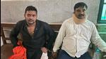 The two BYJM members who were arrested for the attack on a pastor in Raipur on Sunday. (Sourced) The two BYJM members who were arrested for the attack on a pastor in Raipur on Sunday. (Sourced)