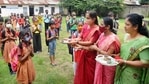 Karnataka government has allowed the reopening of schools for children of classes 6 to 8. (PTI Photo) Karnataka government has allowed the reopening of schools for children of classes 6 to 8. (PTI Photo)