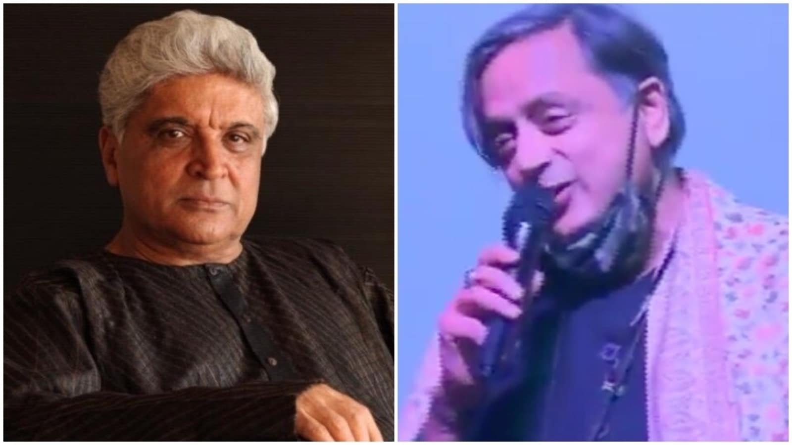 Javed Akhtar pokes fun at Shashi Tharoor's Hindi as he sings Ek Ajnabee Haseena Se at event. Watch