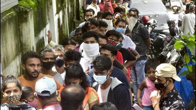 BMC has been pushing for vaccination ahead of the anticipated Covid third wave in Mumbai. (Anshuman Poyrekar/HT PHOTO) BMC has been pushing for vaccination ahead of the anticipated Covid third wave in Mumbai. (Anshuman Poyrekar/HT PHOTO)