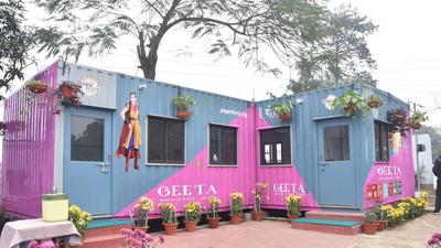 A container school in UP’s Gorakhpur set up by Project OoSC (Out of School Children). (Sourced) A container school in UP’s Gorakhpur set up by Project OoSC (Out of School Children). (Sourced)