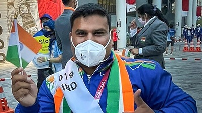 Javelin thrower Tek Chand. (PTI) Javelin thrower Tek Chand. (PTI)