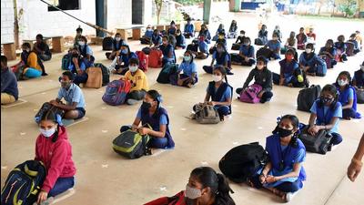 There are over 3.1 million students in classes between 6 to 8 across around 38,000 schools in the state, according to official data. (Shashidhar Byrappa) There are over 3.1 million students in classes between 6 to 8 across around 38,000 schools in the state, according to official data. (Shashidhar Byrappa)