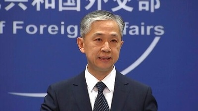 “I have no information to offer at this moment,” said Chinese foreign ministry spokesman Wang Wenbin when asked about reports that claim Afghanistan’s new rulers have invited China to participate in a government formation ceremony. (AP)