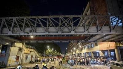 Regular structural audits of all bridges in Mumbai were on the cards for BMC, following the collapse of the Himalaya Bridge at Chhatrapati Shivaji Maharaj Terminus (CSMT) in March 2019. (HT FILE) Regular structural audits of all bridges in Mumbai were on the cards for BMC, following the collapse of the Himalaya Bridge at Chhatrapati Shivaji Maharaj Terminus (CSMT) in March 2019. (HT FILE)