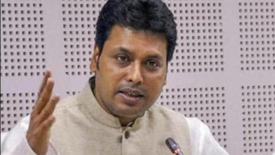 Tripura chief minister Biplab Kumar Deb. (File photo)