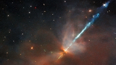 The Herbig-Haro object captured by Hubble telescope. (Twitter/@NASA)