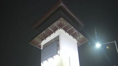 The smog tower at Anand Vihar which will be inaugurated today. (ANI Photo) The smog tower at Anand Vihar which will be inaugurated today. (ANI Photo)