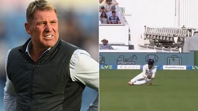 Shane Warne felt the catch that came Siraj's way wasn't tough.&nbsp; (Getty)