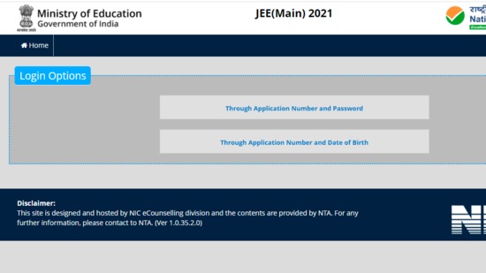 JEE main answer keys 2021: The provisional answer key of JEE Main May session exam 2021 can be checked on the official website of NTA at jeemain.nta.nic.in.&nbsp;(jeemain.nta.nic.in)