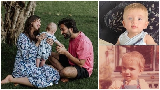 Nakuul Mehta and Jankee Parekh shared pictures and videos of Sufi when he completed seven months.