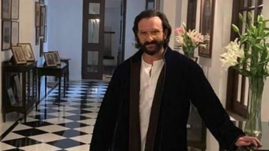 Saif Ali Khan at the Pataudi Palace.