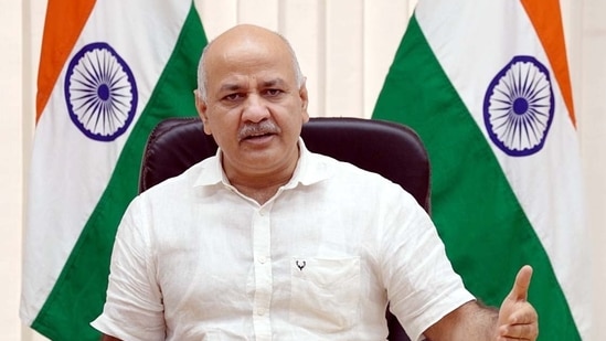 Delhi Deputy chief minister Manish Sisodia said that the ‘Entrepreneurship Mindset Curriculum’ has made a huge difference in the last two years. (HT Photo)