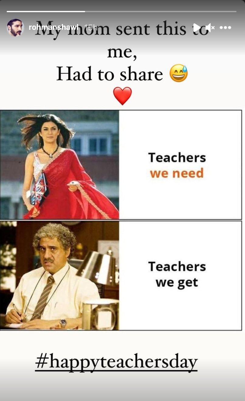 The Sushmita Sen meme sent to Rohman. The Sushmita Sen meme sent to Rohman.