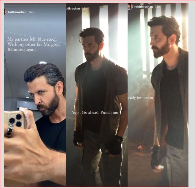 Hrithik Roshan shared pictures on Instagram.