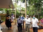 A central team of experts conducted surveillance exercise in Kozhikode on Monday. (ANI Photo) A central team of experts conducted surveillance exercise in Kozhikode on Monday. (ANI Photo)