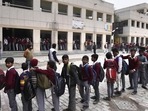Delhi government school.(Arvind Yadav/HT PHOTO) Delhi government school.(Arvind Yadav/HT PHOTO)