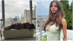 Suhana Khan shared a picture of herself from her New York apartment. Suhana Khan shared a picture of herself from her New York apartment.