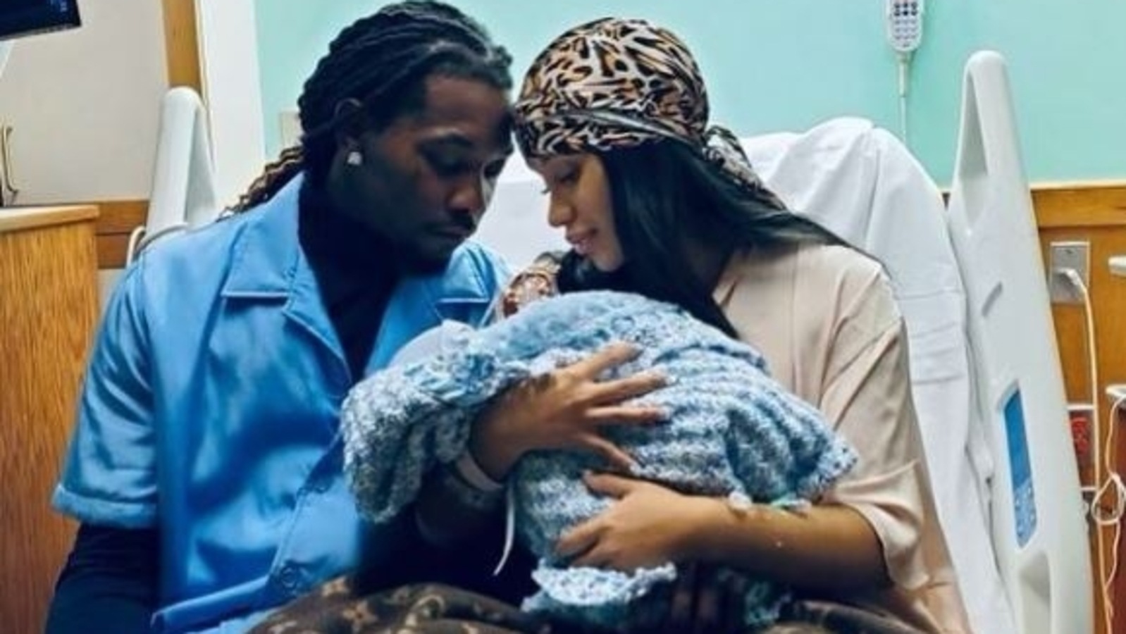 Cardi B and Offset welcome second child together, share first glimpse of  baby - Hindustan Times