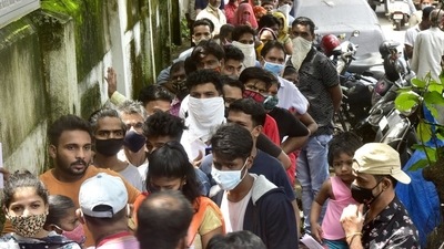 BMC has been pushing for vaccination ahead of the anticipated Covid third wave in Mumbai. (Anshuman Poyrekar/HT Photo) BMC has been pushing for vaccination ahead of the anticipated Covid third wave in Mumbai. (Anshuman Poyrekar/HT Photo)