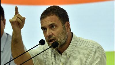 Congress leader Rahul Gandhi. (Sanjeev Verma/HT PHOTO)