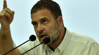 Congress leader Rahul Gandhi. (Sanjeev Verma/HT PHOTO)