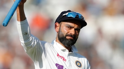 Virat Kohli celebrates after winning the Oval Test (Action Images via Reuters)