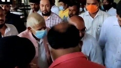 Chhattisgarh CM Bhupesh Baghel's father was booked under several sections of the Indian Penal Code. (ANI Photo) Chhattisgarh CM Bhupesh Baghel's father was booked under several sections of the Indian Penal Code. (ANI Photo)