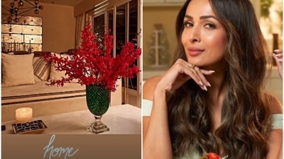 Malaika Arora shared another glimpse of her Mumbai home. Malaika Arora shared another glimpse of her Mumbai home.