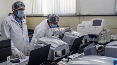 Delhi high court noted that ICMR give licences to private labs (AFP) Delhi high court noted that ICMR give licences to private labs (AFP)