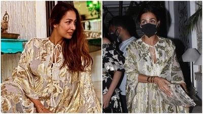 Malaika Arora's breezy kaftan dress will transform your date-night wardrobe, see pics (Instagram/@malaikaaroraofficial, HT Photo/Varinder Chawla)