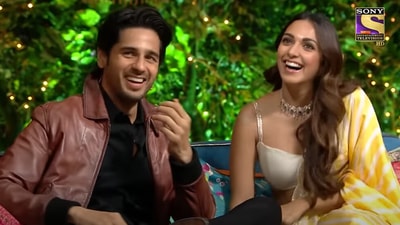 Sidharth Malhotra and Kiara Advani appeared together on The Kapil Sharma Show.