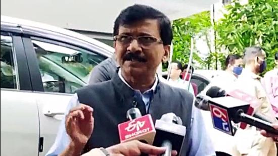 Shiv Sena MP Sanjay Raut. (ANI)