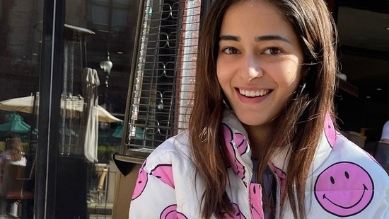 Needless to say, Ananya Panday's look cements a distaste for perfection and taps into the lockdown trend of street fashion which is relatable and resonates with how real people got dressed in the midst of a pandemic. Her street style in the white smiley crop jacket is enough to spread some love, optimism and positivity.(Instagram/ananyapanday)