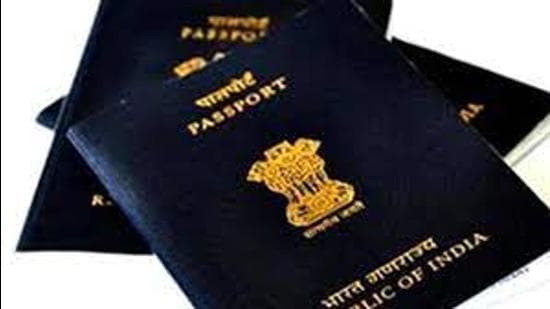 Three Aadhaar Cards, two PAN cards, a voter card, debit card, bank passbook, marriage certificate, birth certificate and school certificates were recovered from the Ludhiana resident, apart from the fake passports. (Representative image/HT File)