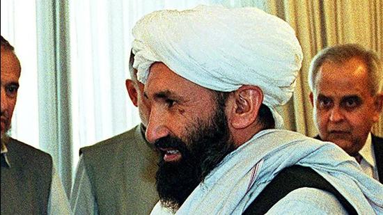 Mohammad Hassan Akhund was named leader of the Taliban caretaker setup. He was foreign minister in the previous Taliban regime and governor of Kandahar province, the traditional stronghold of the group in southern Afghanistan. (AFP)