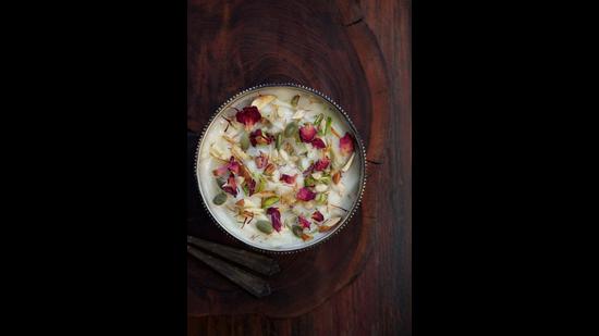 Shrikhand: Shrikhand is a traditional dessert from western India, made by straining yogurt to remove the whey and then mixing the thickened yogurt with sugar, cardamom, and saffron. It's served chilled and is a great dessert for hot summer days.(Pinterest)